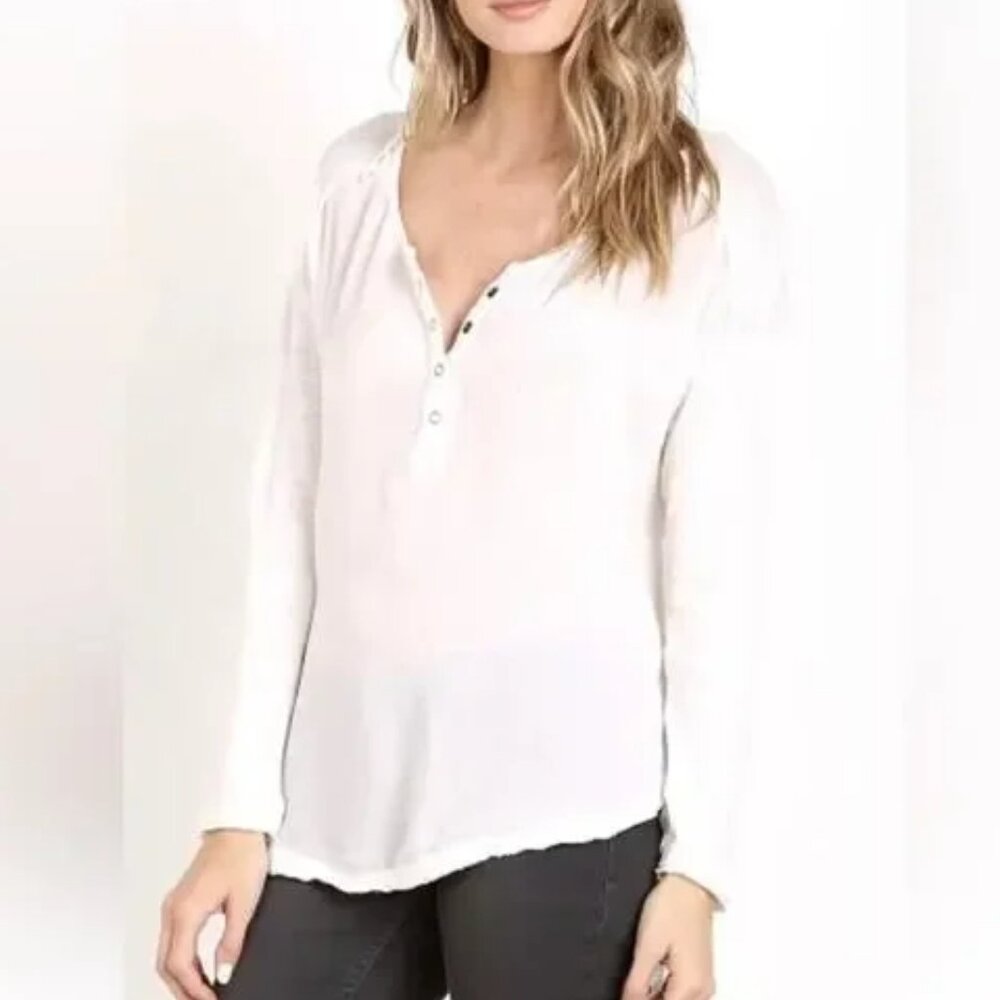 Free People | We The Free Oversized Henley White